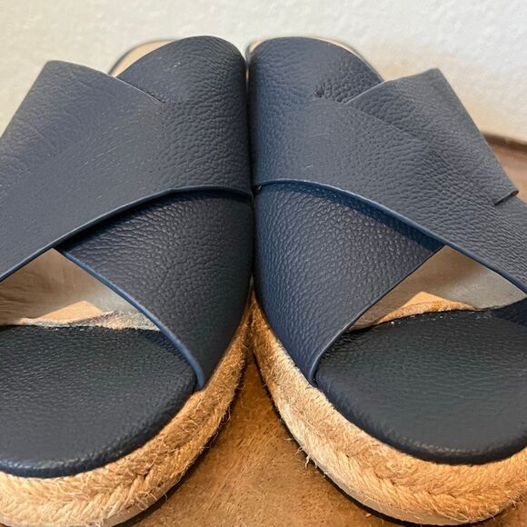 Jack Rogers Slotted Sloane Espadrille Mid Wedge Sandals Women's Size 9.5 - Picture 3 of 9